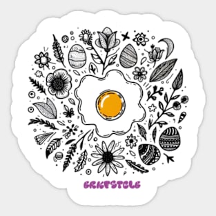 Sunny Side Up Sticker